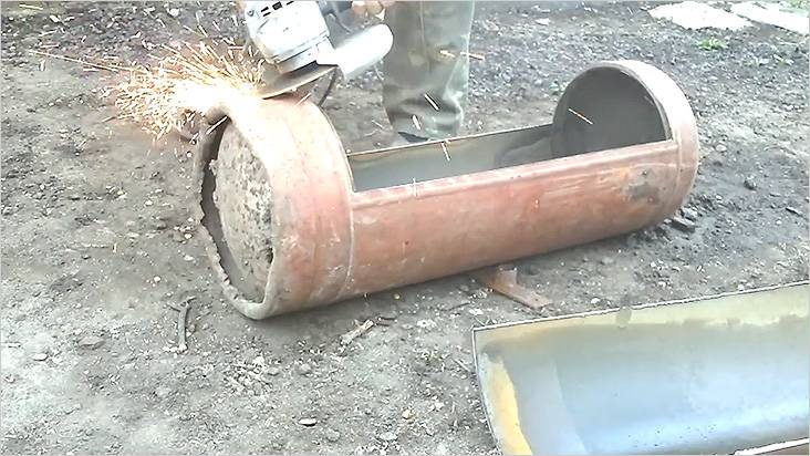 Срезаем опорную часть